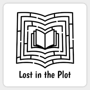 Lost in the Plot: For Book Lovers Sticker